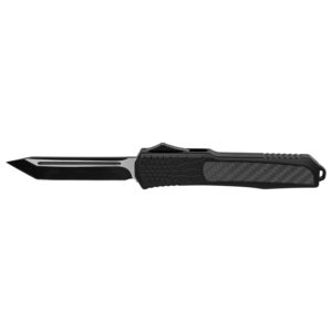 Tanto Blade Carbon Fiber and Hex Tactical OTF Out the Front Pocket Knife