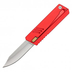 Red Handle Gravity Pocket Knife
