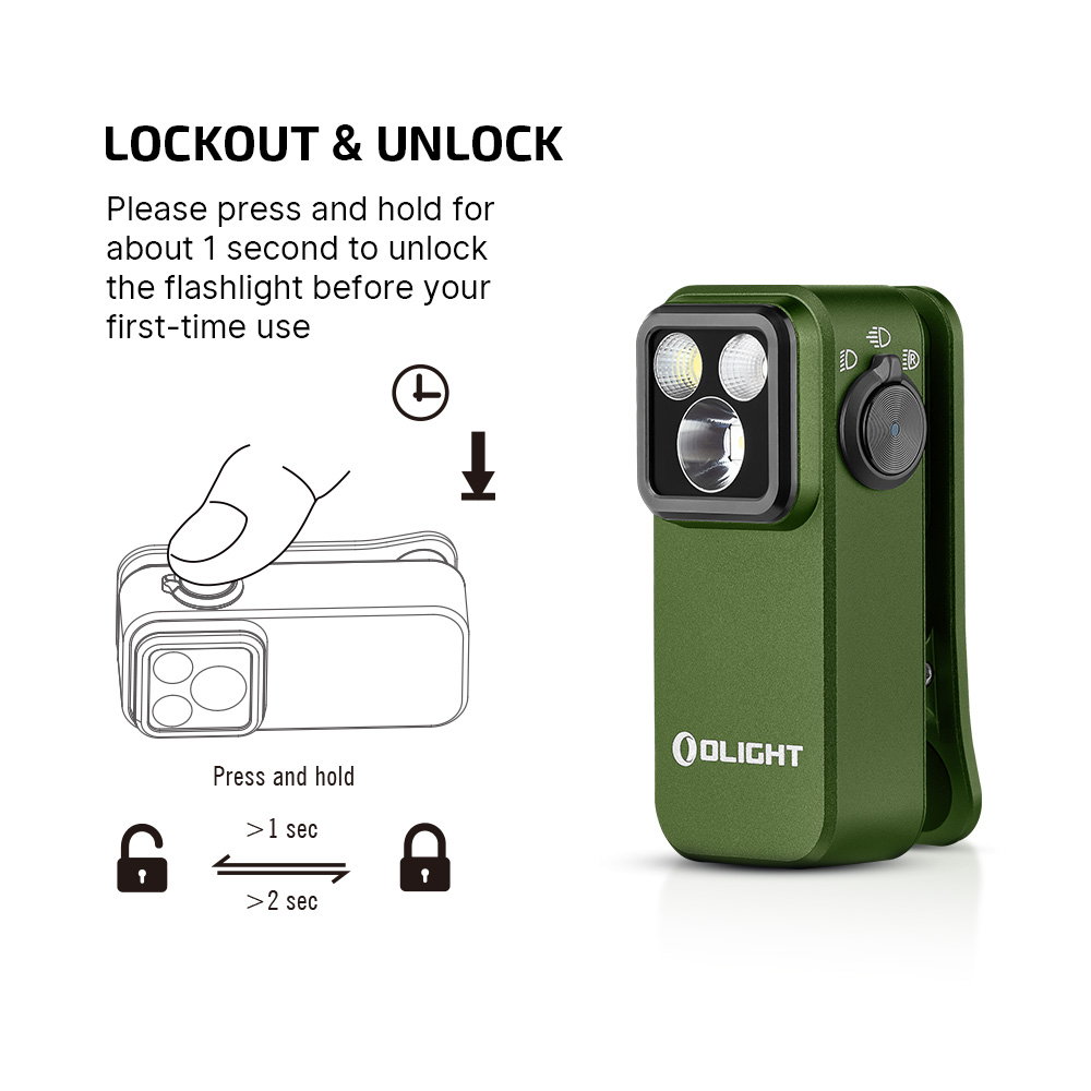 Oclip Pro Multifunctional EDC Clip Flashlight (Copy) - Image 3